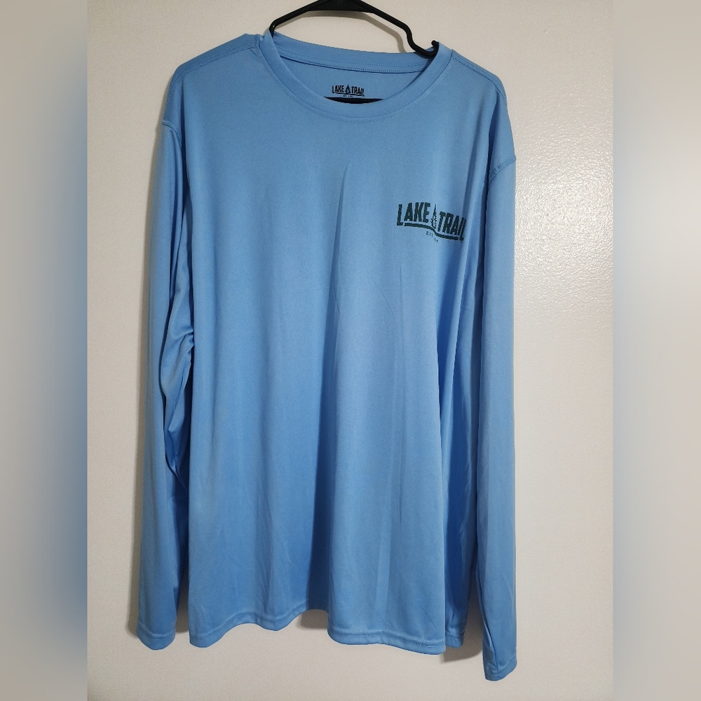 Lake & Trail Fast Dri Sun Blue Tee Size XXL
